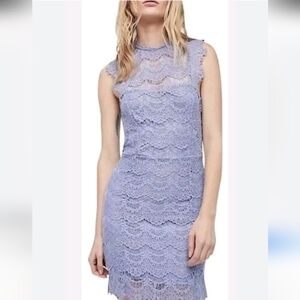Free People Daydream Lace Dress Lavender Size Small